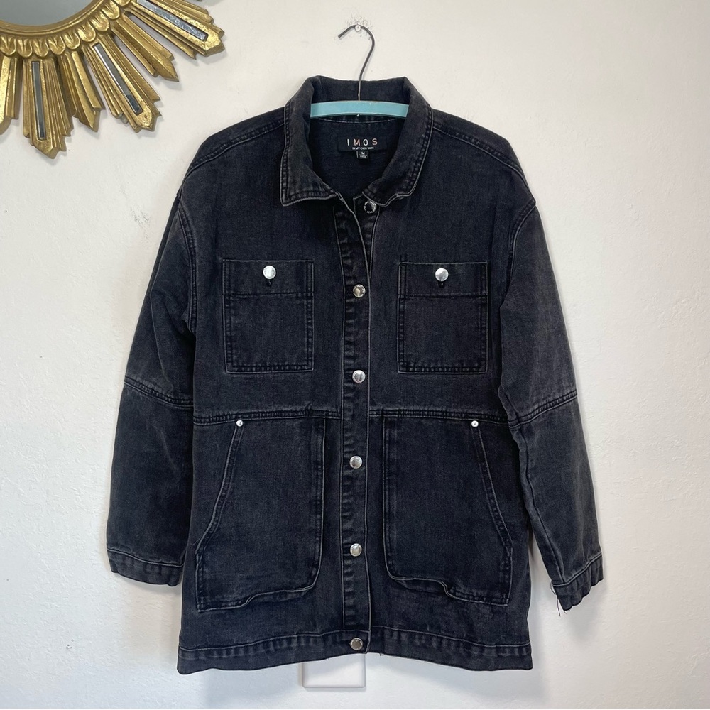 IMOS Denim Long Jacket - Picture 2 of 16